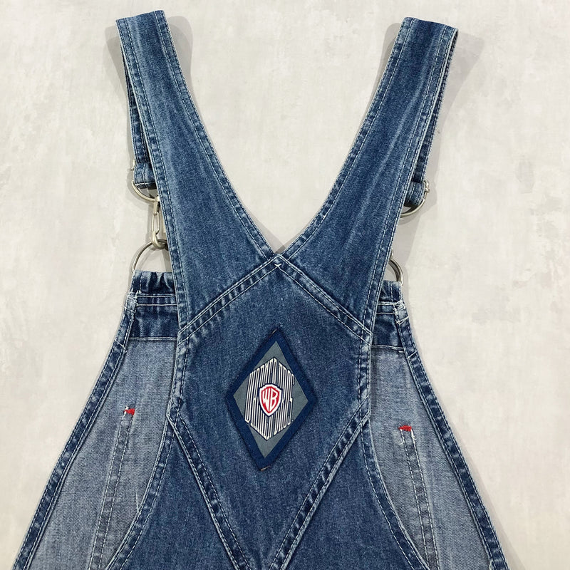 Vintage Warner Bros Denim Overalls 2000 Looney Tunes (W/S-M)