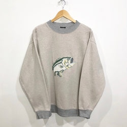 Vintage Sweatshirt Fish (L/BIG)