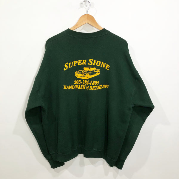 Vintage Fruit of the Loom Sweatshirt Super Shine Auto Appearance (XL/SHORT)