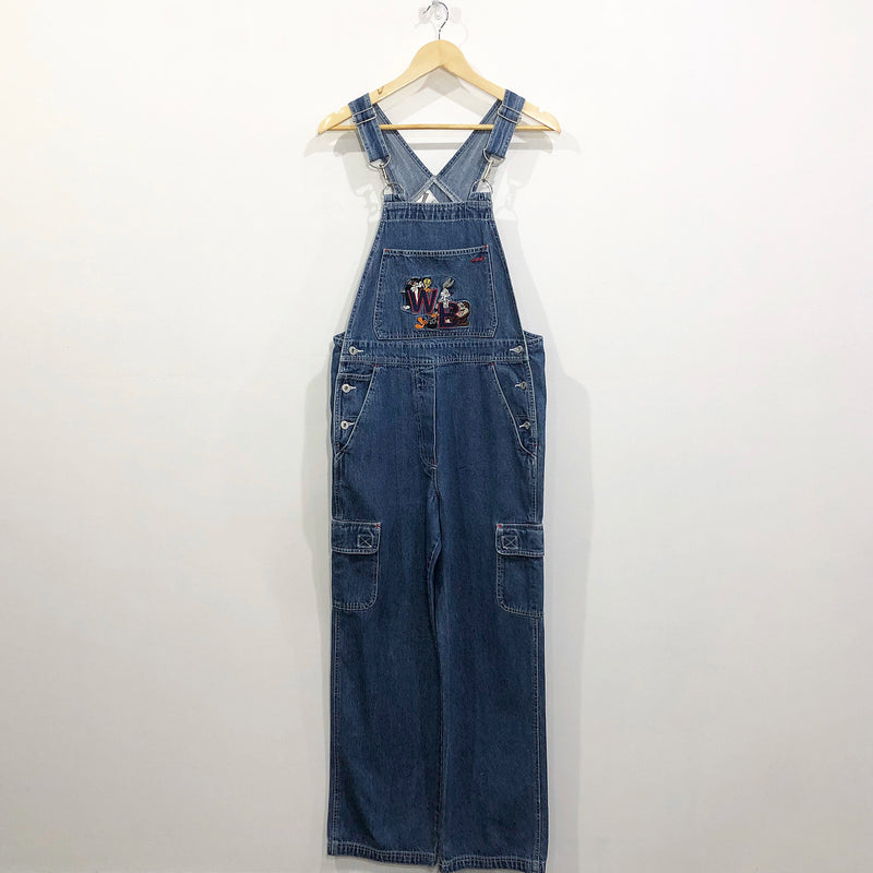 Vintage Warner Bros Denim Overalls 2000 Looney Tunes (W/S-M)