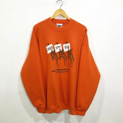 Vintage Lee Sweatshirt Catch More Fish (XL)