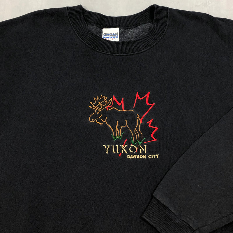 Vintage Gildan Sweatshirt Dawson City Yukon (XL)