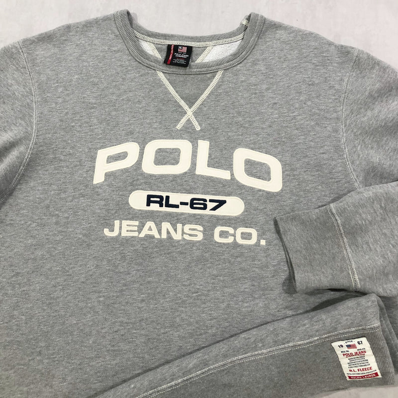 Vintage Polo Jeans Co. Ralph Lauren Sweatshirt (XL)