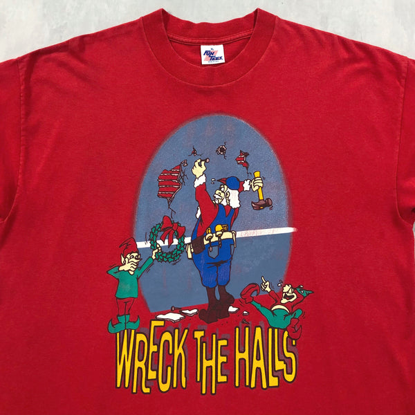 Vintage T-Shirt Wreck The Halls USA (L)
