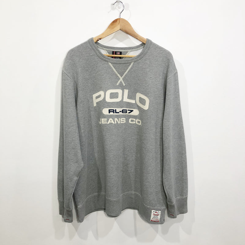 Vintage Polo Jeans Co. Ralph Lauren Sweatshirt (XL)