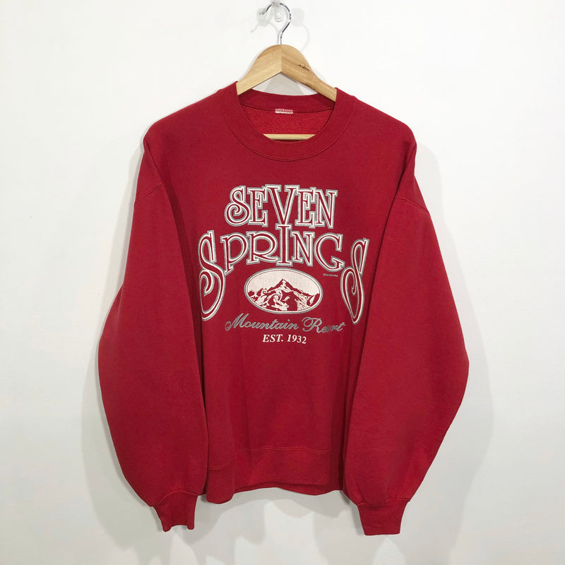 Vintage Sweatshirt Seven Springs (L)