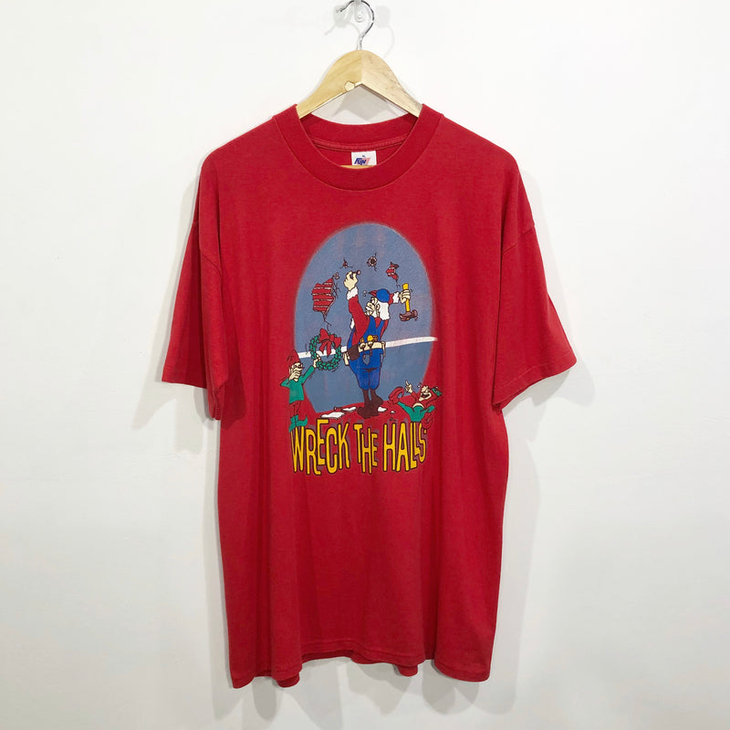 Vintage T-Shirt Wreck The Halls USA (L)