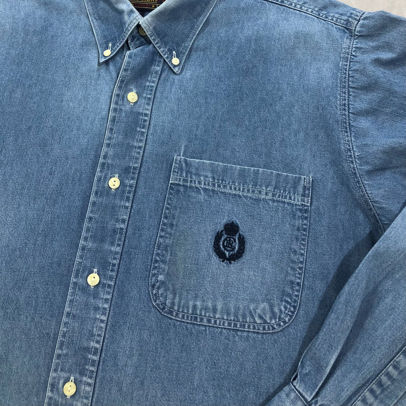 Vintage Polo Ralph Lauren Denim Shirt (XL)