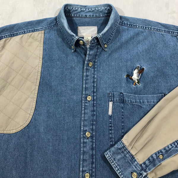 Vintage Denim Hunting Shirt (XL/TALL)