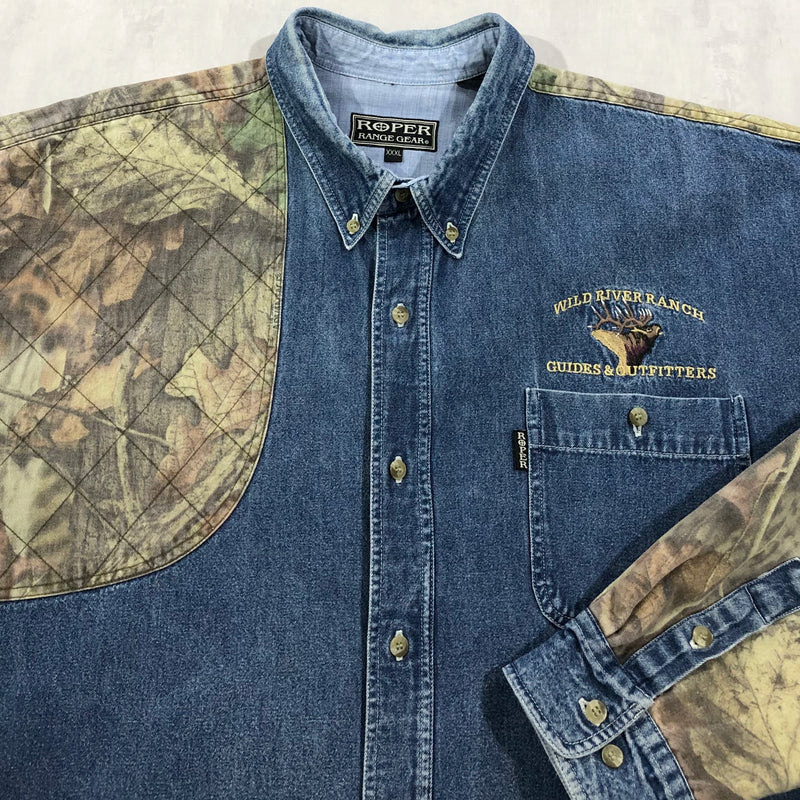 Vintage Denim Hunting Shirt (3XL/TALL)