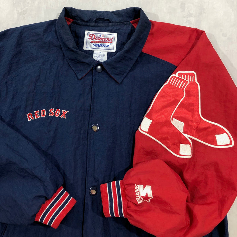 Vintage 80s BOSTON RED SOX MLB Starter Nylon Jacket L – XL3
