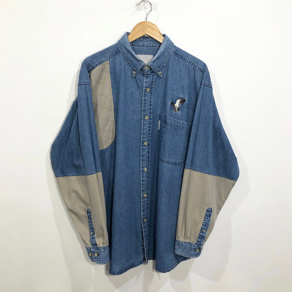 Vintage Denim Hunting Shirt (XL/TALL)