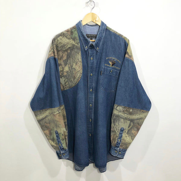 Vintage Denim Hunting Shirt (3XL/TALL)