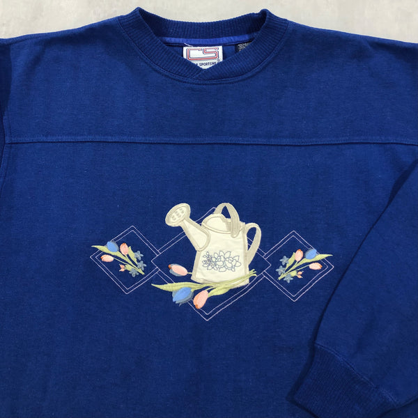 Vintage Sweatshirt Flowers (W/L)