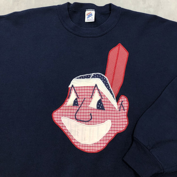 Vintage Jerzees Sweatshirt MLB Cleveland Indiana USA (M/BIG/SHORT)