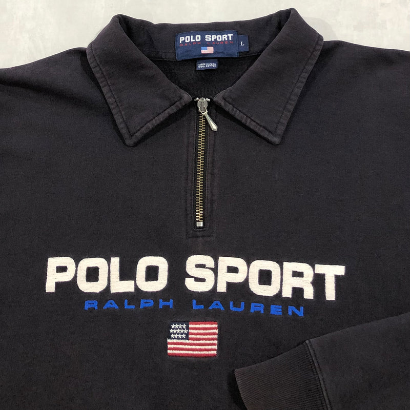 Vintage Polo Sport Ralph Luaren Quarter Zip (XL)