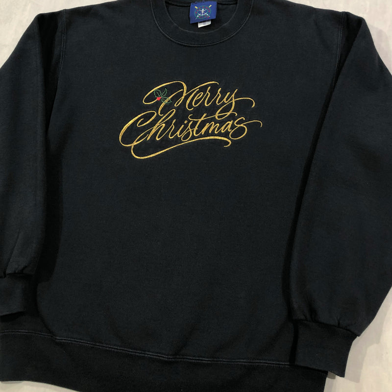 Vintage Sweatshirt Merry Christmas (M)