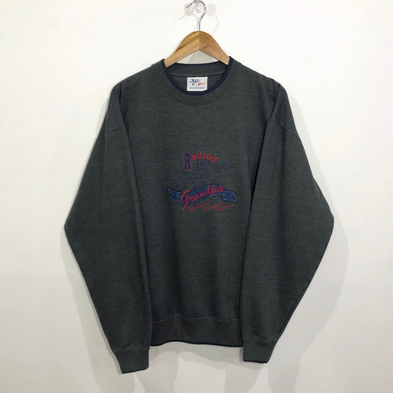 Vintage Sweatshirt Retired Grandpa (L/BIG)