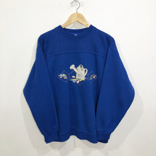 Vintage Sweatshirt Flowers (W/L)