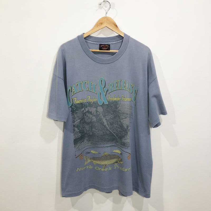 Vintage T-Shirt Catch & Release USA (XL)