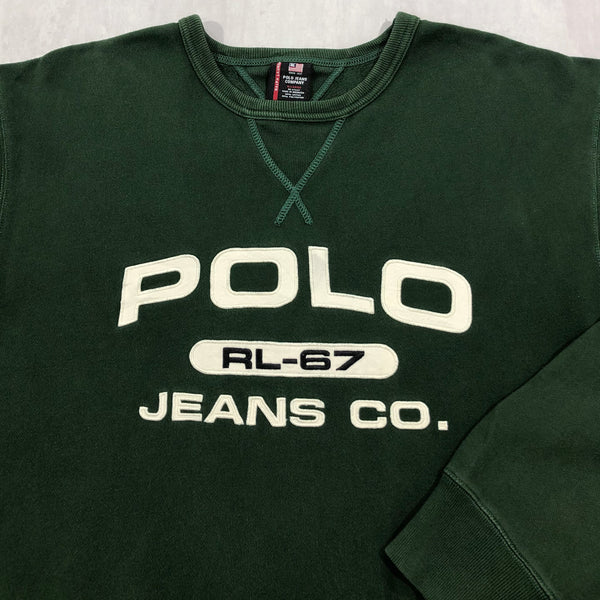 Vintage Polo Jeans Co. Ralph Lauren Sweatshirt (2XL)