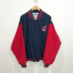 Vintage Logo Athletic MLB Jacket Cleveland (XL/BIG)