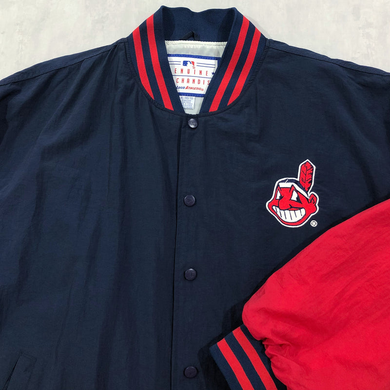 Vintage Logo Athletic MLB Jacket Cleveland (XL/BIG)