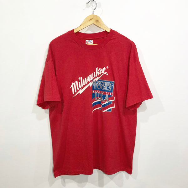 Vintage Hanes T-Shirt Milwaukee Tool USA (XL)