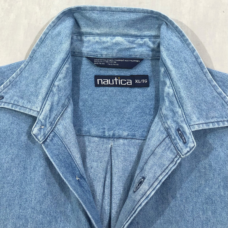 Vintage Nautica Denim Shirt (XL)