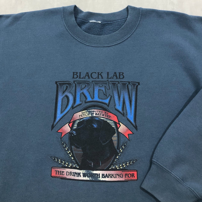 Vintage Sweatshirt Black Lab Brew (L)