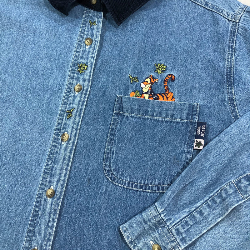 Vintage Pooh Denim Shirt Tigger (W/XL)