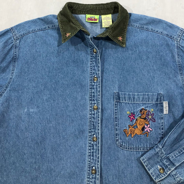 Vintage Scooby-Doo Denim Shirt 2000 (W/L)