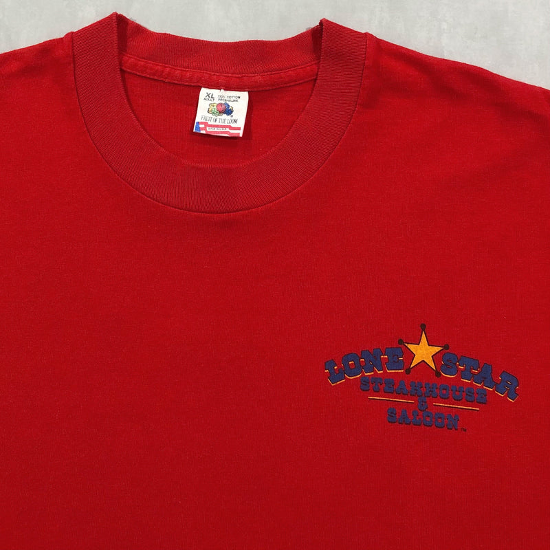 Vintage Fruit of the Loom T-Shirt Lone Star USA (XL)