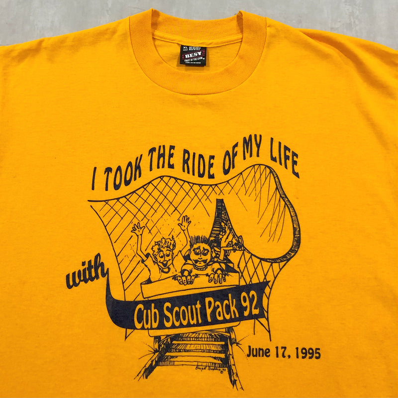 Vintage Fruit of the Loom T-Shirt 1995 Ride of My Life USA (XL)