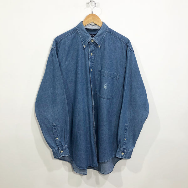 Vintage Nautica Denim Shirt (L/BIG/TALL)