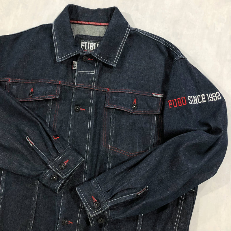 Vintage Fubu Denim Jacket (2XL)