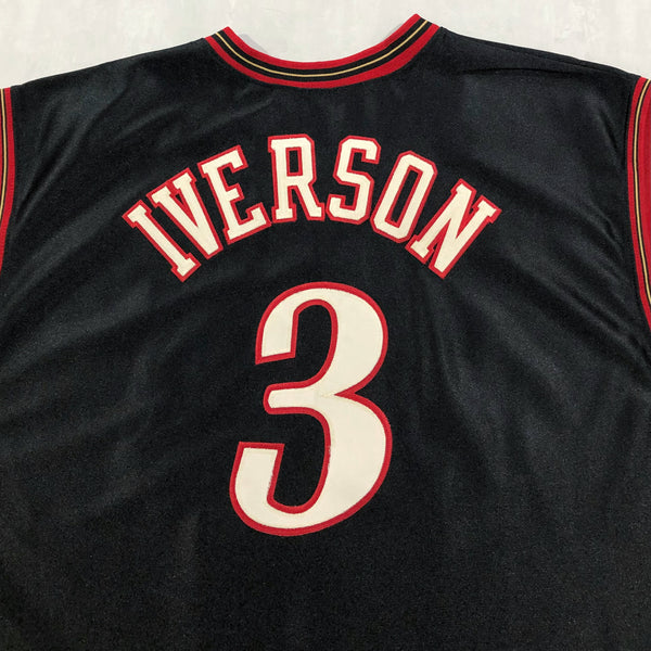 Vintage Champion NBA Jersey Philadelphia 76ers Aleen Iverson (3XL/TALL)