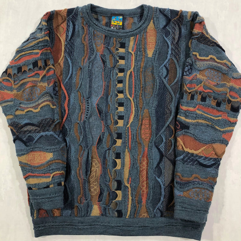 Vintage Emaroo Australia Wool Cable Knit Sweater (M/XS, W/M)