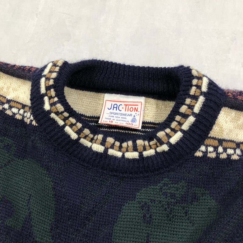 Vintage Jac-Tion Australia Wool Knit Sweater (L)