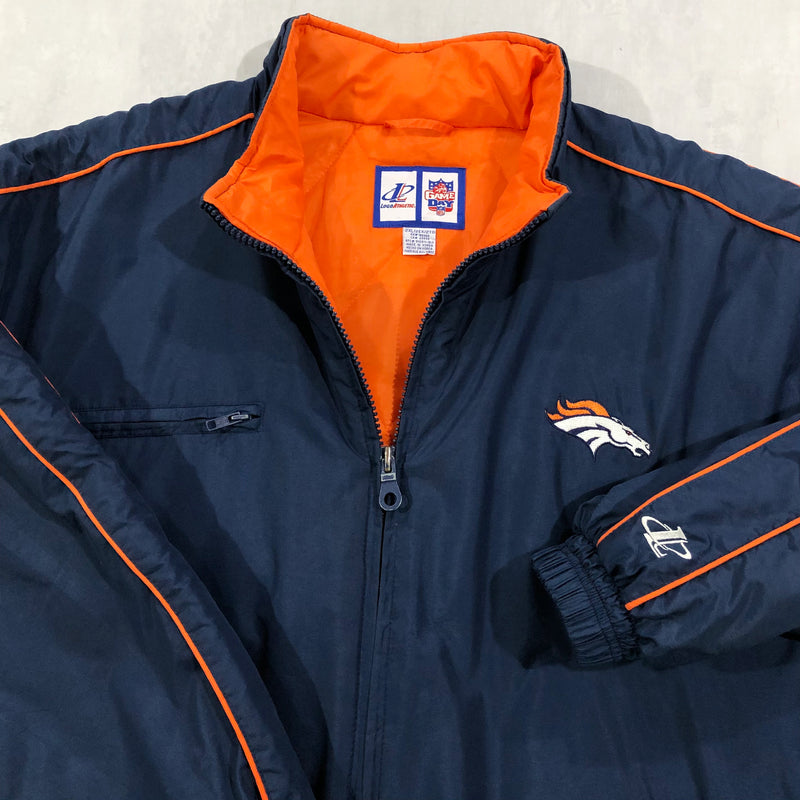 Vintage Logo Athletic Jacket NFL Denver Broncos (2XL/BIG-3XL)