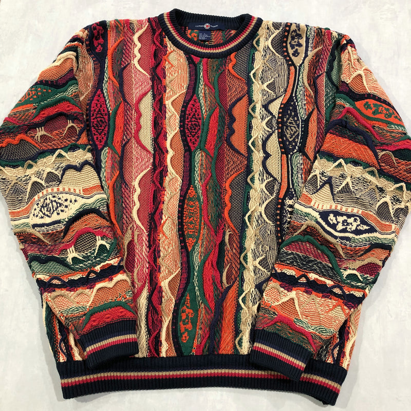 Vintage Cotton Traders Cable Knit Sweater (XL)