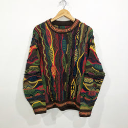 Vintage Charles Jourdan Paris Cable Knit Sweater (L)