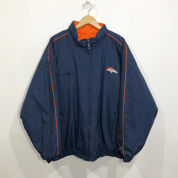 Vintage Logo Athletic Jacket NFL Denver Broncos (2XL/BIG-3XL)