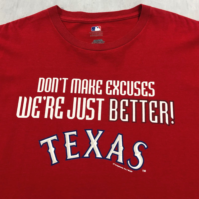 [Reworked] Genuine Merchandise MLB Cropped T-Shirt Texas Rangers (XL/BIG)