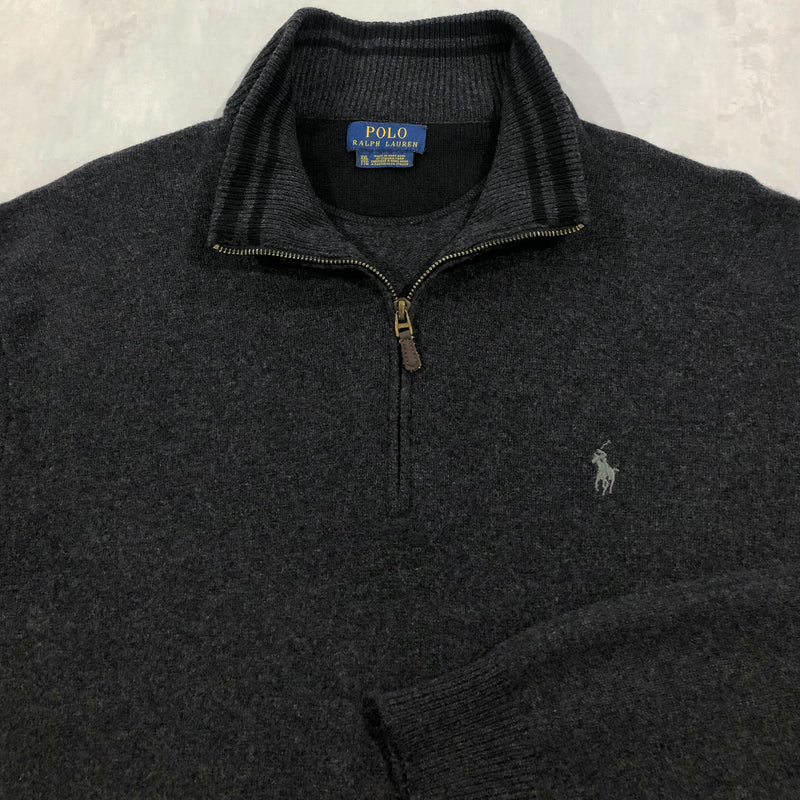 Polo Ralph Lauren Wool Cashmere Knit Quarter Zip (XL)