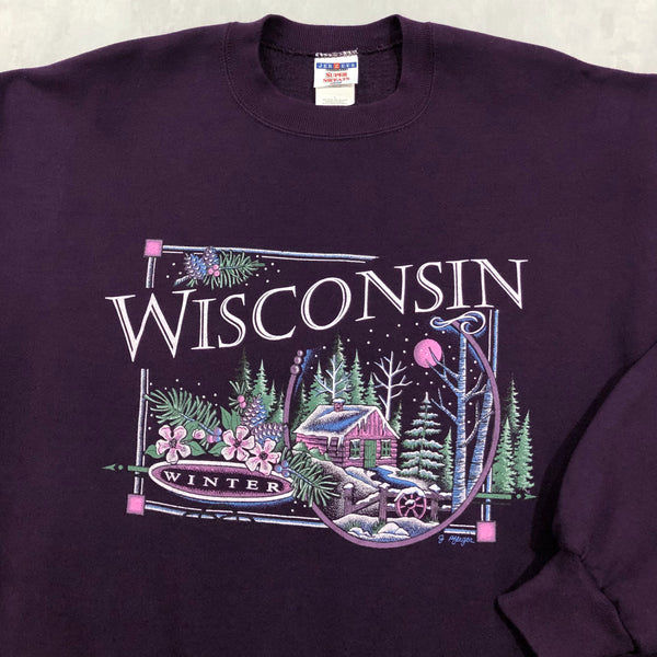 Vintage Sweatshirt Wisconsin (XL)