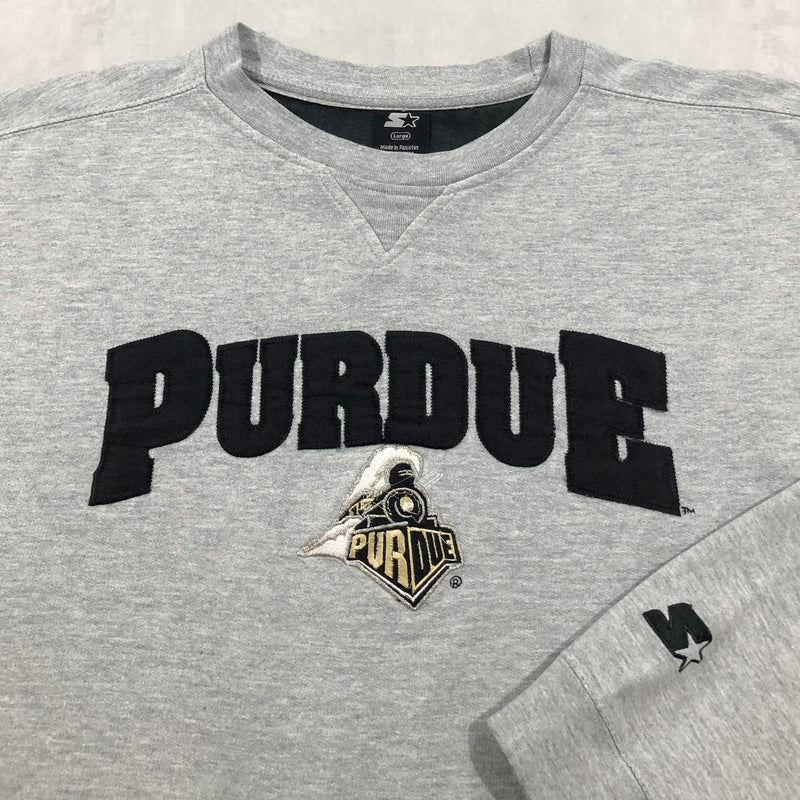 Vintage Starter Sweatshirt Purdue Uni (L/BIG)