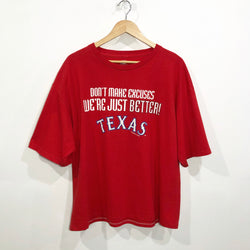 [Reworked] Genuine Merchandise MLB Cropped T-Shirt Texas Rangers (XL/BIG)