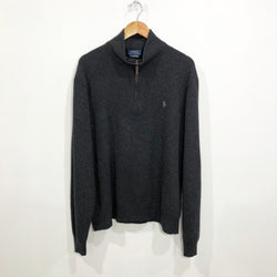 Polo Ralph Lauren Wool Cashmere Knit Quarter Zip (XL)