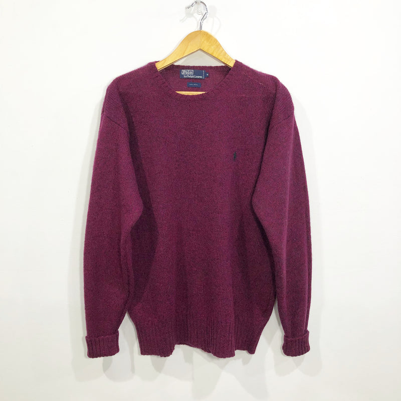 Vintage Polo Ralph Lauren Wool Knit Sweater (L)